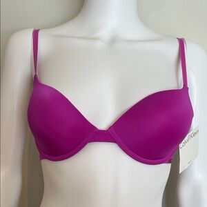 Calvin Klein Women's Bold Pink Bra